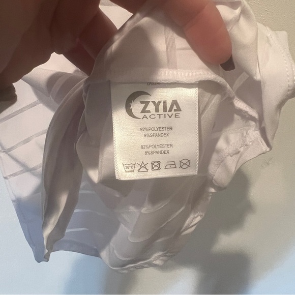 ZYIA Active White Havana Tank Size Small - Picture 10 of 10